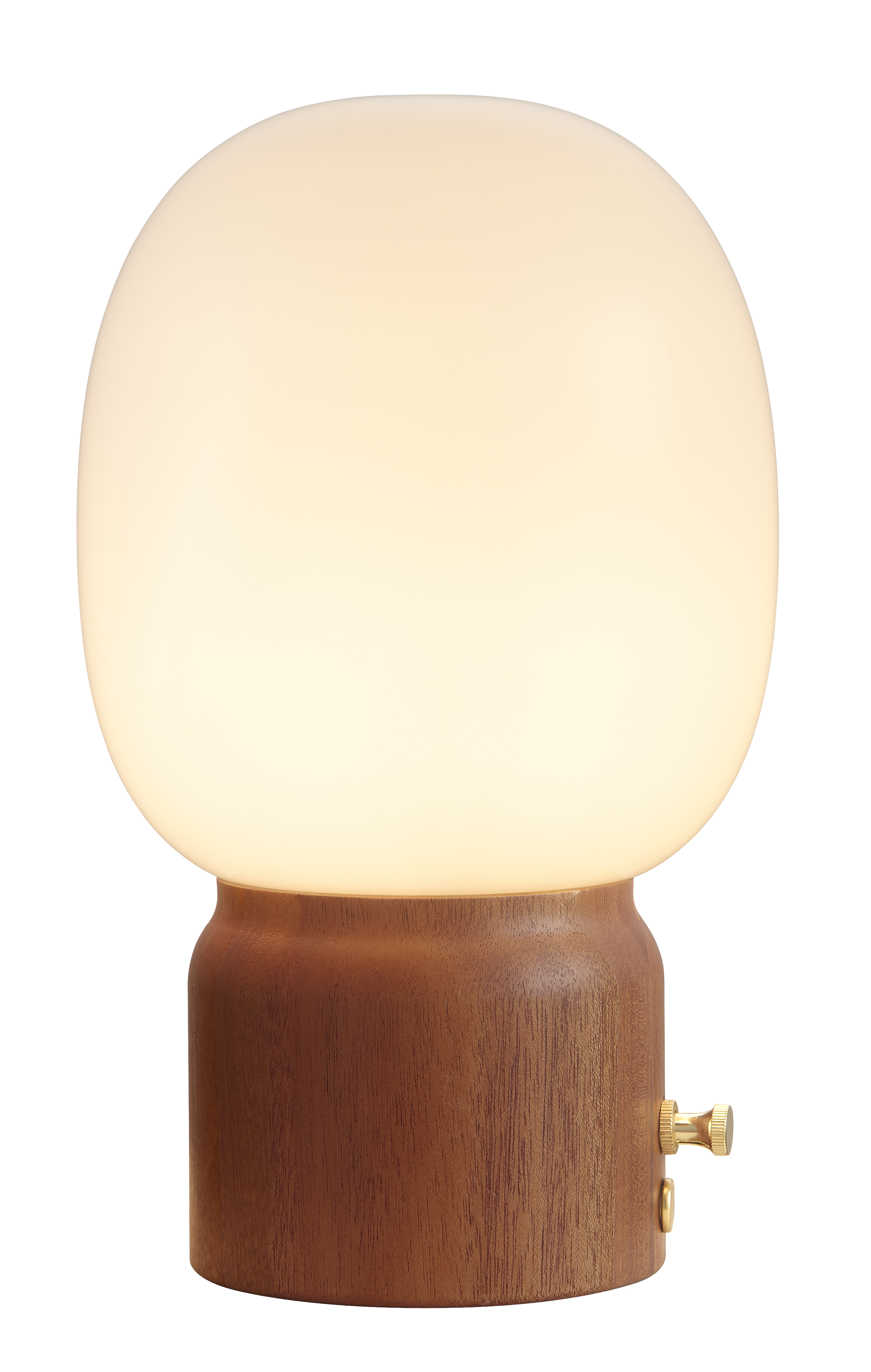 Настольный светильник CREAM , Ø22cm, опал/дерево